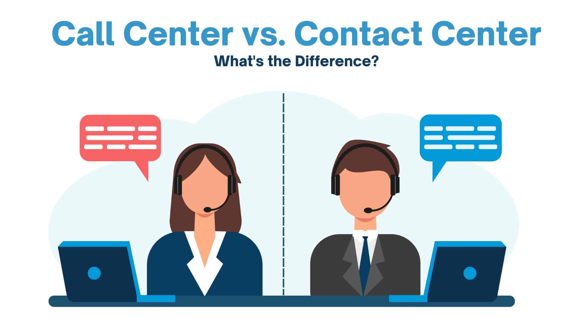 Call Center vs. Contact Center What's the Difference - Teledirect