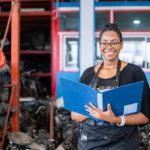 African american worker woman in automotive:Improve Customer Service In Automotive Industry